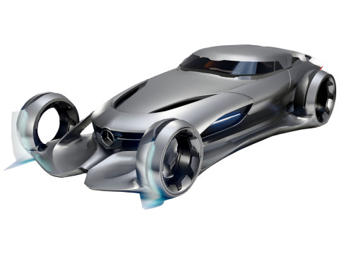 Mercedes-Benz - Silver Arrow 2011 3D Model