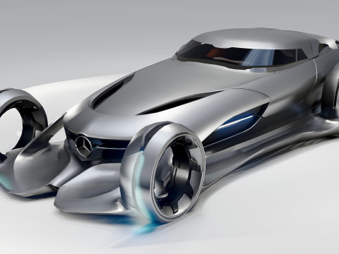 Mercedes-Benz - Silver Arrow 2011 Modello 3D