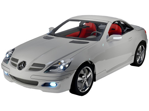 Mercedes-Benz SLK200 Kompressor 2005 Model 3D