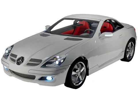 梅赛德斯-奔驰 SLK200 压缩器 2005 3D 模型