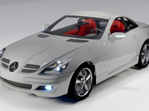 Mercedes-Benz SLK200 Kompressor 2005 3D-Modell