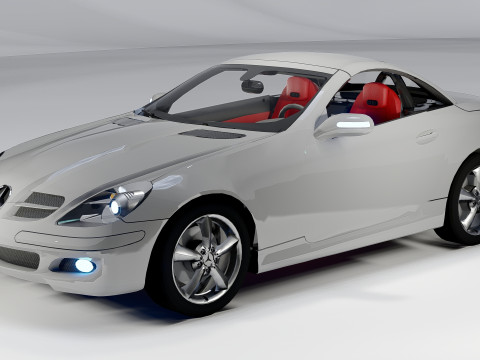 Mercedes-Benz SLK200 Kompressor 2005 3D-Modell