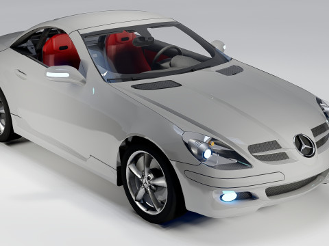 Mercedes-Benz SLK200 Kompressor 2005 3D-Modell