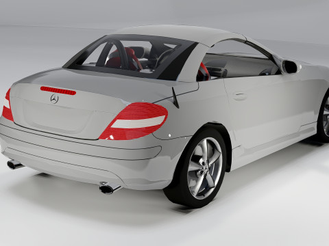 Mercedes-Benz SLK200 Kompressor 2005 3D-Modell