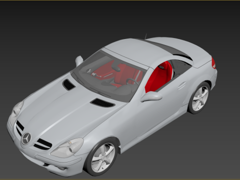Mercedes-Benz SLK200 Kompressor 2005 3D-Modell