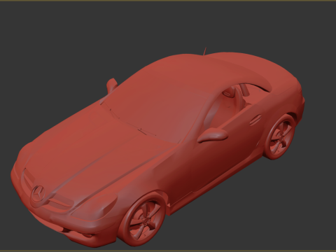 Mercedes-Benz SLK200 Kompressor 2005 3D-Modell
