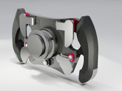 Mercedes-AMG Petronas Formula 1 Team Steering Wheel 3D Model