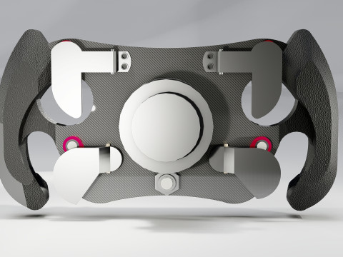 Mercedes-AMG Petronas Formula 1 Team Steering Wheel 3D Model