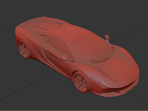Ats Automobili GT Modello 3D