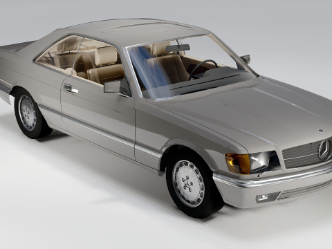 Mercedes-Benz 560 SEC 1965 3D Model