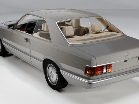 Mercedes-Benz 560 SEC 1965 Modelo 3D