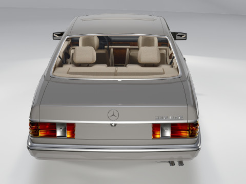 Mercedes-Benz 560 SEC 1965 3D Model