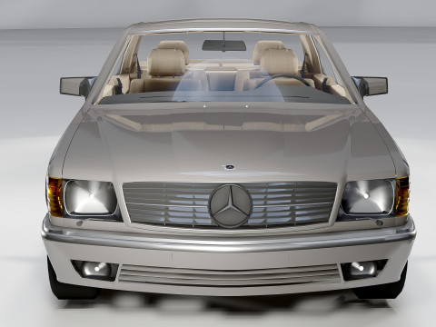 Mercedes-Benz 560 SEC 1965 3D Model