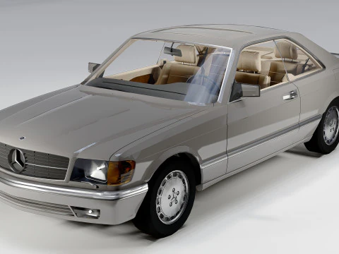 Mercedes-Benz 560 SEC 1965 Modelo 3D