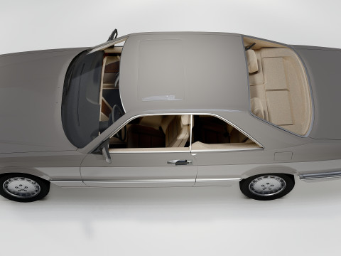 Mercedes-Benz 560 SEC 1965 3D Model