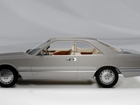 Mercedes-Benz 560 SEC 1965 3D Model