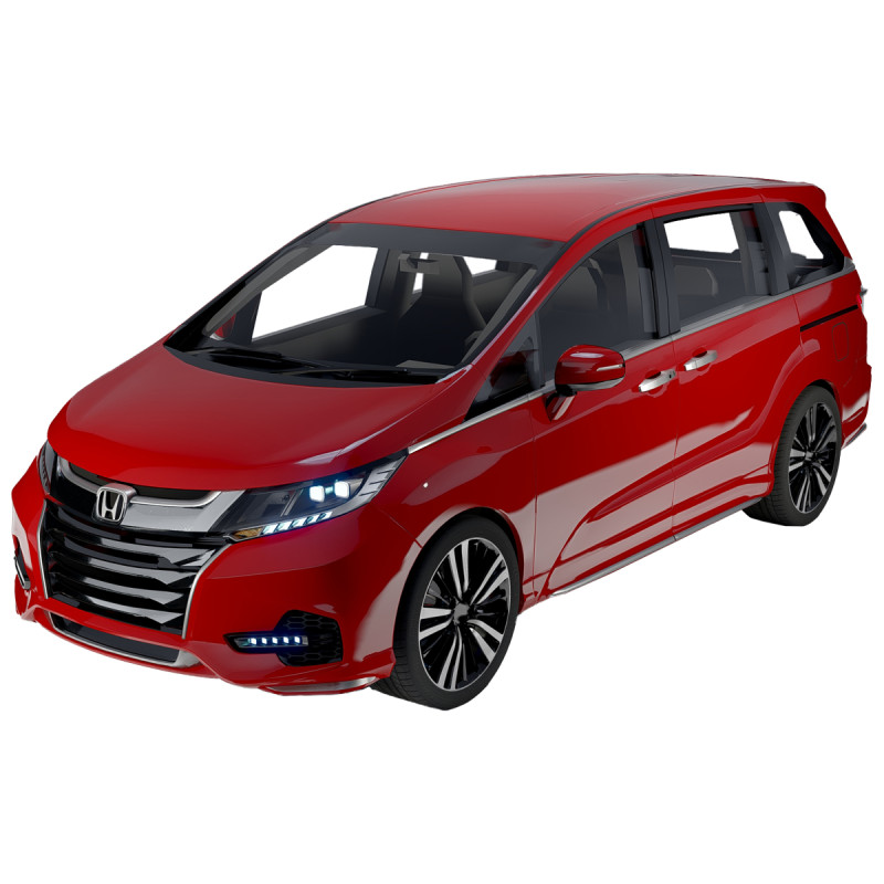 Honda Odyssey 2018 3Dモデル .c4d .max .obj .3ds .fbx .stl .blend