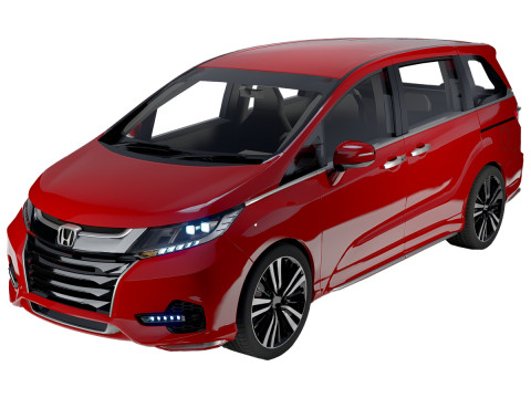 Honda Odyssey 2018 3D Model