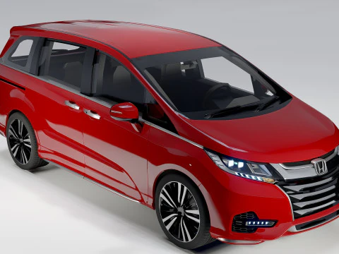 Honda Odyssey 2018 3D Model