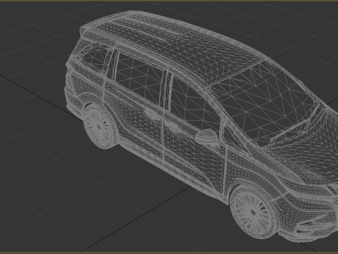 Honda Odyssey 2018 3Dモデル