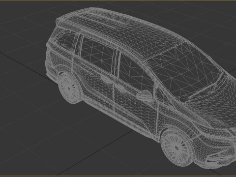 Honda Odyssey 2018 3D Model