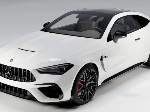 Mercedes-Benz CLE53 AMG Coupe 3D Модель