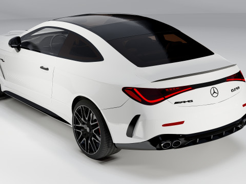 Mercedes-Benz CLE53 AMG Coupe 3D Модель
