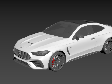 Mercedes-Benz CLE53 AMG Coupe 3D Модель