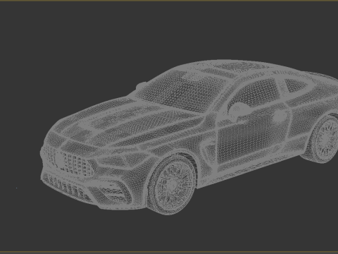 Mercedes-Benz CLE53 AMG Coupe 3D Модель