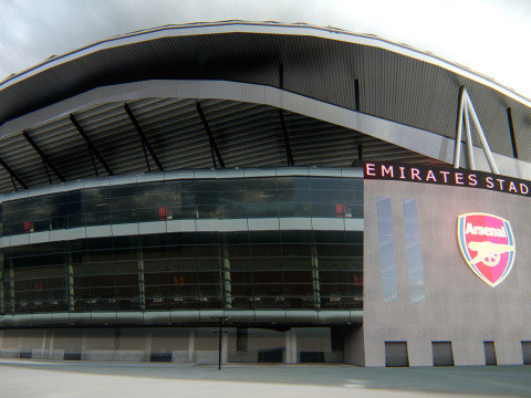 Arsenal Emirates Stadium 3D Model