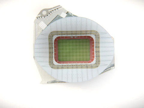 Un puzzle 3D de l'Emirates Stadium, le stade d'Arsenal Un puzzle 3D de l'Emirates Stadium, le stade d'Arsenal