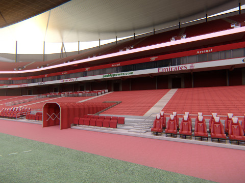 Arsenal Emirates Stadium 3D Model