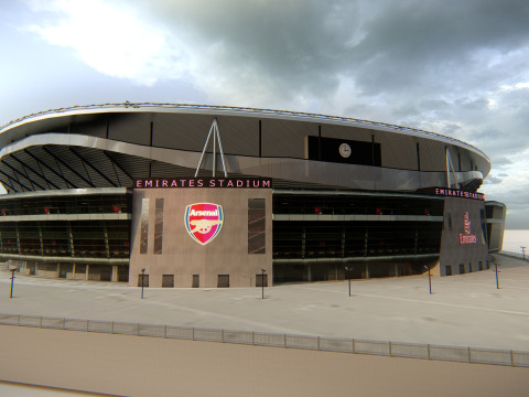 Arsenal Emirates Stadium 3D Model
