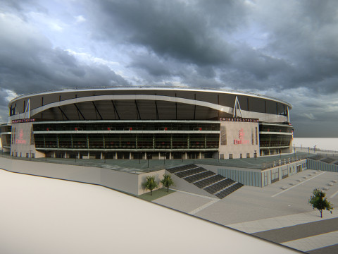 Arsenal Emirates Stadium 3D Model