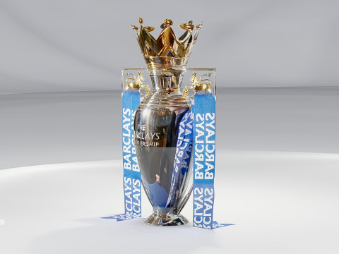 English Premier League Trophy Modello 3D