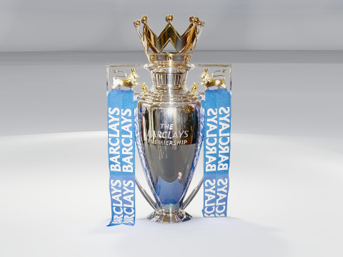 English Premier League Trophy Modello 3D