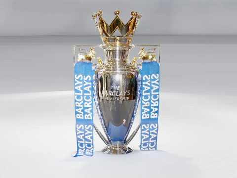 English Premier League Trophy 3D Model