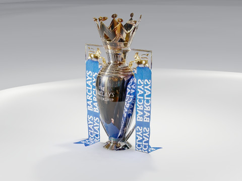 English Premier League Trophy Modello 3D