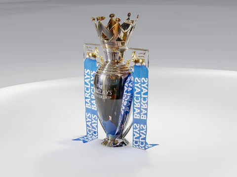 English Premier League Trophy 3D Model