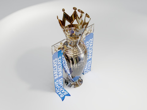 English Premier League Trophy Modello 3D