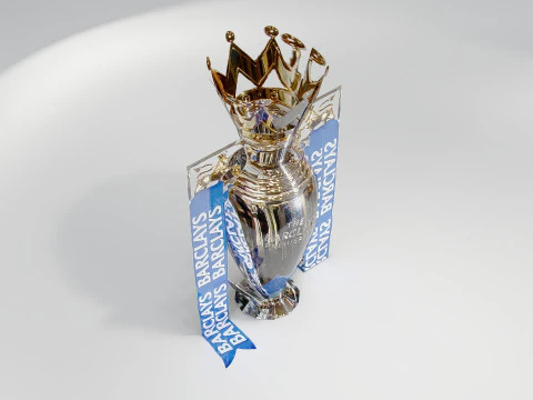 English Premier League Trophy 3D Model