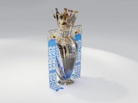 English Premier League Trophy 3D Model