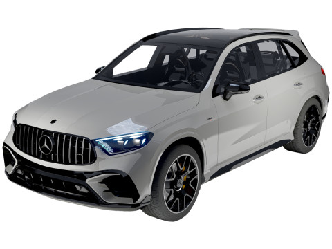 Mercedes-Benz GLC 63 S AMG E Performance 2024 Model 3D