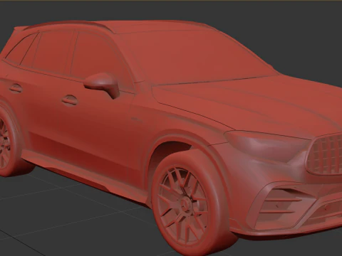 Mercedes-Benz GLC 63 S AMG E Performance 2024 3D Model