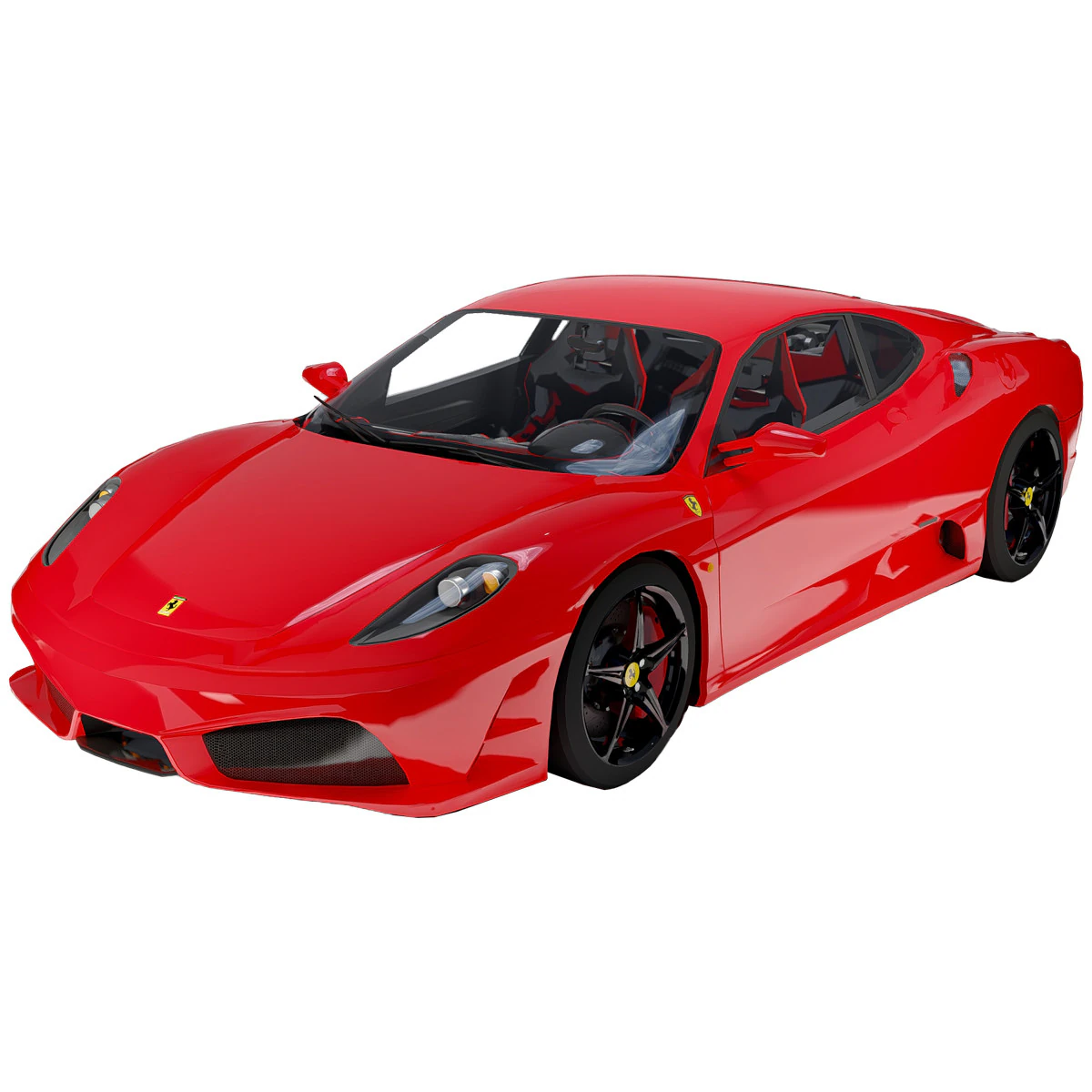Ferrari Scuderia 3D Model .c4d .max .obj .3ds .fbx .stl .blend