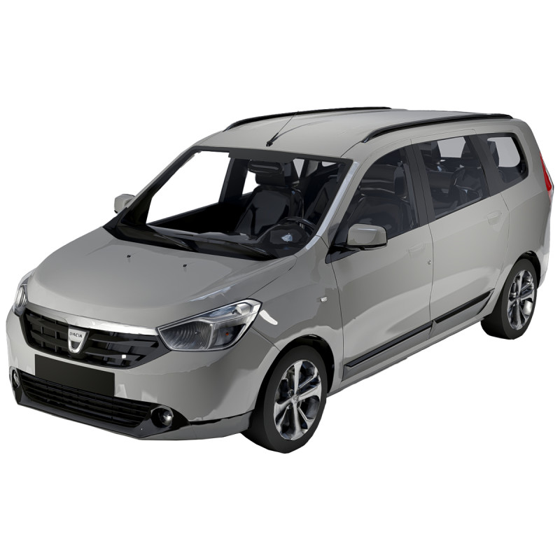 Dacia Lodgy 3D Model .c4d .max .obj .3ds .fbx .stl .blend