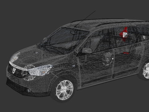 Dacia Lodgy 3D Model