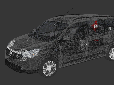 Dacia Lodgy 3D Model