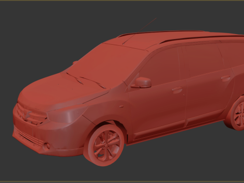 Dacia Lodgy 3D Model