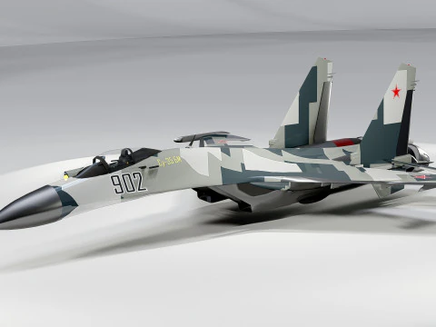 Sukhoi Su-35 3D Model